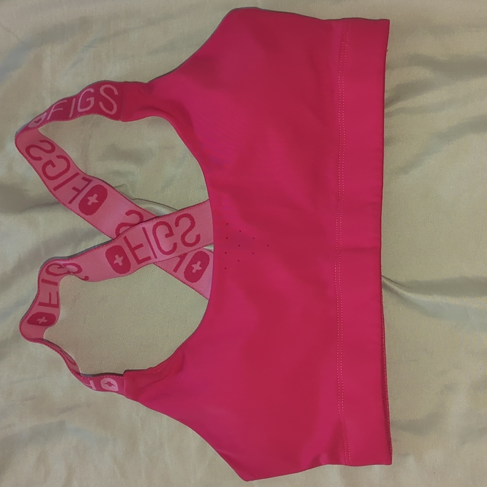 FIGS pink Sports Bra